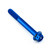 Aluminium Flanged Hex Head Bolt M6x(1.00mm)x50mm Race Spec Etched Blue