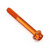 Aluminium Flanged Hex Head Bolt M6x(1.00mm)x50mm Race Spec Etched Orange