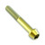 Titanium Socket Cap Bolt M10x(1.25mm)x65mm Gold