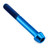 Titanium Socket Cap Bolt M8x(1.25mm)x65mm Blue