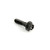 Titanium Shouldered Flange Hex Bolt M6 x (1.00mm) x 25mm Black
