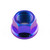 Titanium Flanged Nut M12x(1.50mm) Purple Haze