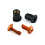 Aluminium Screen Kit 2 Bolt Orange Etched
