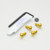 Aluminium Screen Kit 4 Bolt Gold