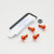 Aluminium Screen Kit 4 Bolt Orange