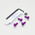 Aluminium Screen Kit 4 Bolt Purple