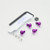Aluminium Screen Kit 4 Bolts and Collars Purple