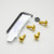 Aluminium Screen Kit 4 Bolts Gold