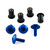 Aluminium Screen Kit 4 Bolt XL Head Blue