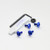 Aluminium Screen Kit 4 Bolt XL Blue