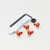 Aluminium Screen Kit 4 Bolt XL Orange