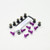 Aluminium Screen Kit 7 Bolt Purple