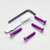 Aluminium Screen Kit Aprilia 4 Bolts Purple