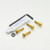 Aluminium Screen Kit BMW R1150RT 4 Bolt Gold