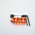 Aluminium Mudguard & Hugger Bolt Kit Orange