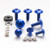 Aluminium Mudguard & Hugger Bolt Kit Blue