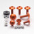 Aluminium Mudguard & Hugger Bolt Kit Orange