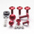 Aluminium Mudguard & Hugger Bolt Kit Red