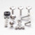 Aluminium Mudguard & Hugger Bolt Kit Silver