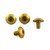 Aluminium Mudguard & Hugger Bolt Kit Gold
