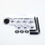 Aluminium Mudguard & Hugger Bolt Kit Silver