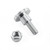 Aluminium Reservoir Mount Bolt Kit Clutch Silver