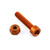 Aluminium Reservoir Mount Bolt Kit Rear Brake Orange