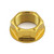 Aluminium Flanged Top Yoke Nut M24x(1.00mm) (Open) Gold