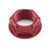 Aluminium Flanged Top Yoke Nut M24x(1.00mm) (Open) Red