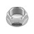 Aluminium Flanged Top Yoke Nut M24x(1.00mm) (Open) Silver