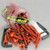 Aluminium Engine/Fairing Bolt Tub Metric 100 Piece Orange