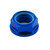 Aluminium Nylock Nut M20 x (1.50mm) Blue