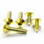Titanium Chain Guard & Rear Hugger Bolt Kit Gold