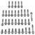 Stainless Steel Engine Kit Kawasaki ZX10R Ninja Flanged Hex