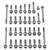 Stainless Steel Engine Kit Suzuki GSF1200 Bandit Flanged Hex
