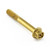 Stainless Steel Flanged Hex Head Bolt M6x(1.00mm)x45mm Race Spec Gold
