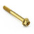 Stainless Steel Flanged Hex Head Bolt M6x(1.00mm)x50mm Gold