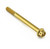 Stainless Steel Flanged Hex Head Bolt M6x(1.00mm)x65mm Race Spec Gold