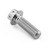 Stainless Steel Flanged Hex Head Bolt M8x(1.25mm)x25mm Race Spec
