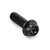 Stainless Steel Flanged Hex Head Bolt M8x(1.25mm)x25mm Race Spec Black