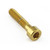 Stainless Steel Socket Cap Bolt M6x(1.00mm)x30mm DIN 912 Gold