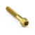 Stainless Steel Socket Cap Bolt M6x(1.00mm)x35mm Gold