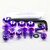 Titanium Mudguard & Hugger Bolt Kit Purple Haze