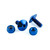 Titanium Number Plate Kit 20 Blue