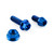 Titanium Reservoir Mount Bolt Kit Front Brake Blue