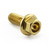Stainless Steel Reservoir Mount Bolt Rear Brake Gold