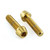 Stainless Steel Rear Brake Master Cylinder Mount Bolt Kit Gold