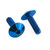 Titanium Screen Kit 2 Bolt Blue