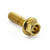 Stainless Steel ABS Sensor Mount Bolts Rear Gold