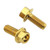 Stainless Steel ABS Sensor Mount Bolts Front & Rear Gold